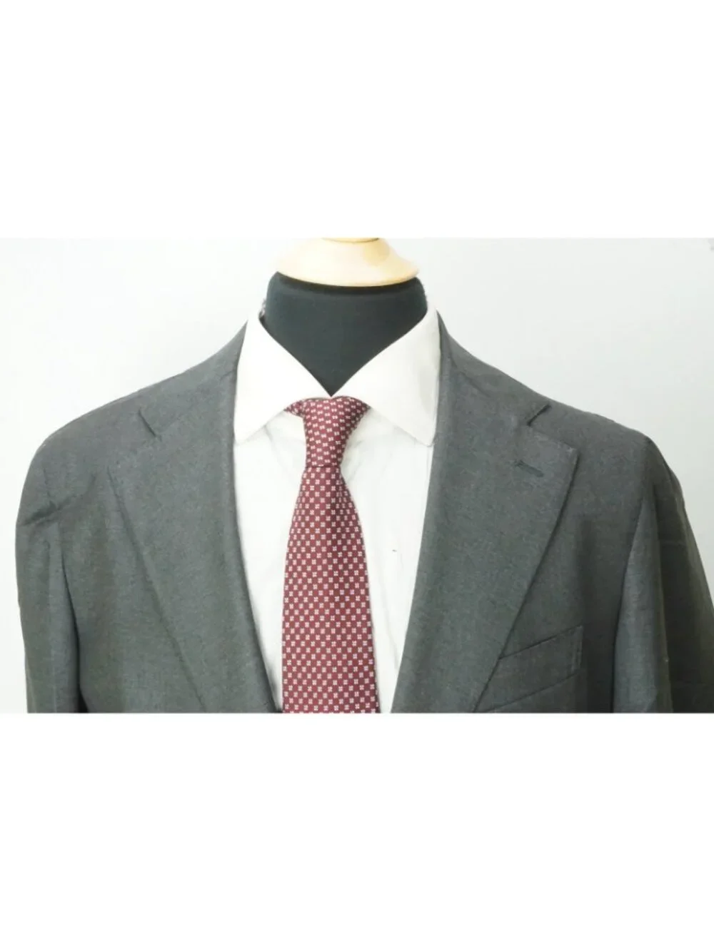 Riviera Milano Gray Loro Piana Wool 2 Pc Suit Jacket Pants Sz 42R Brand New